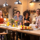 Victoria Pedretti, Melanie Field, Marielle Scott, and Charlie Barnett